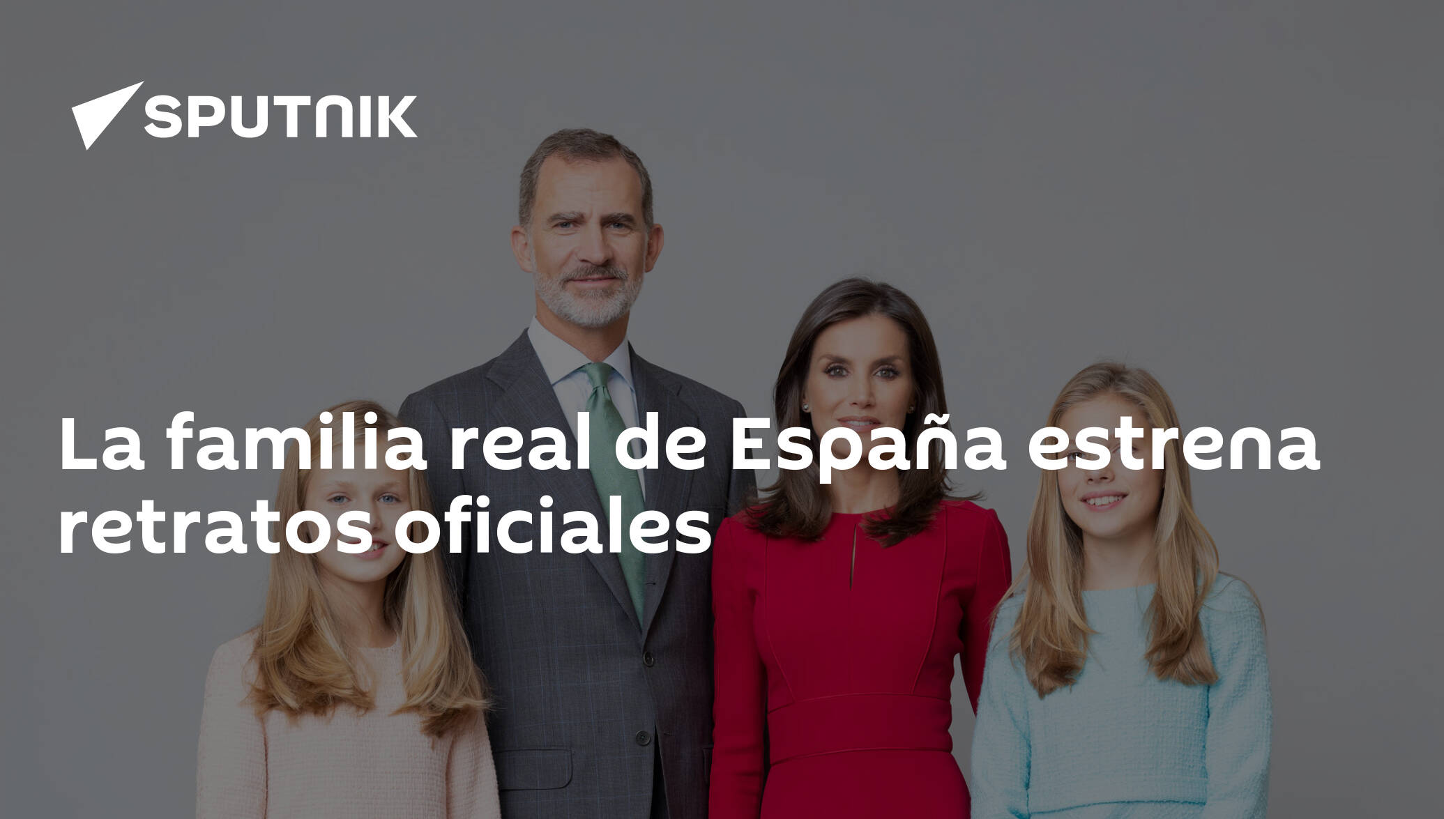 La Familia Real De España Estrena Retratos Oficiales 11022020 Sputnik Mundo 8170