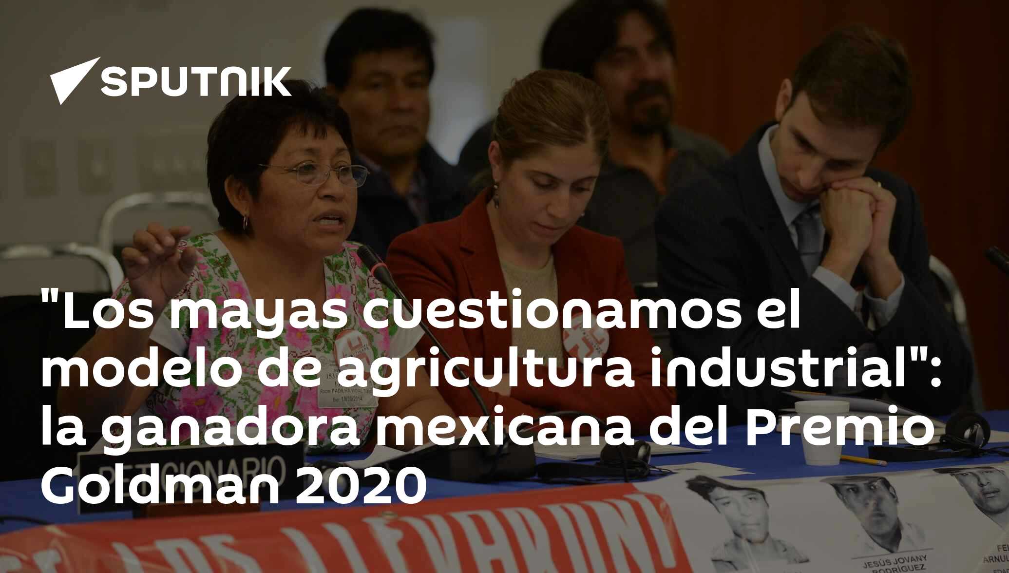 Los mayas cuestionamos el modelo de agricultura industrial