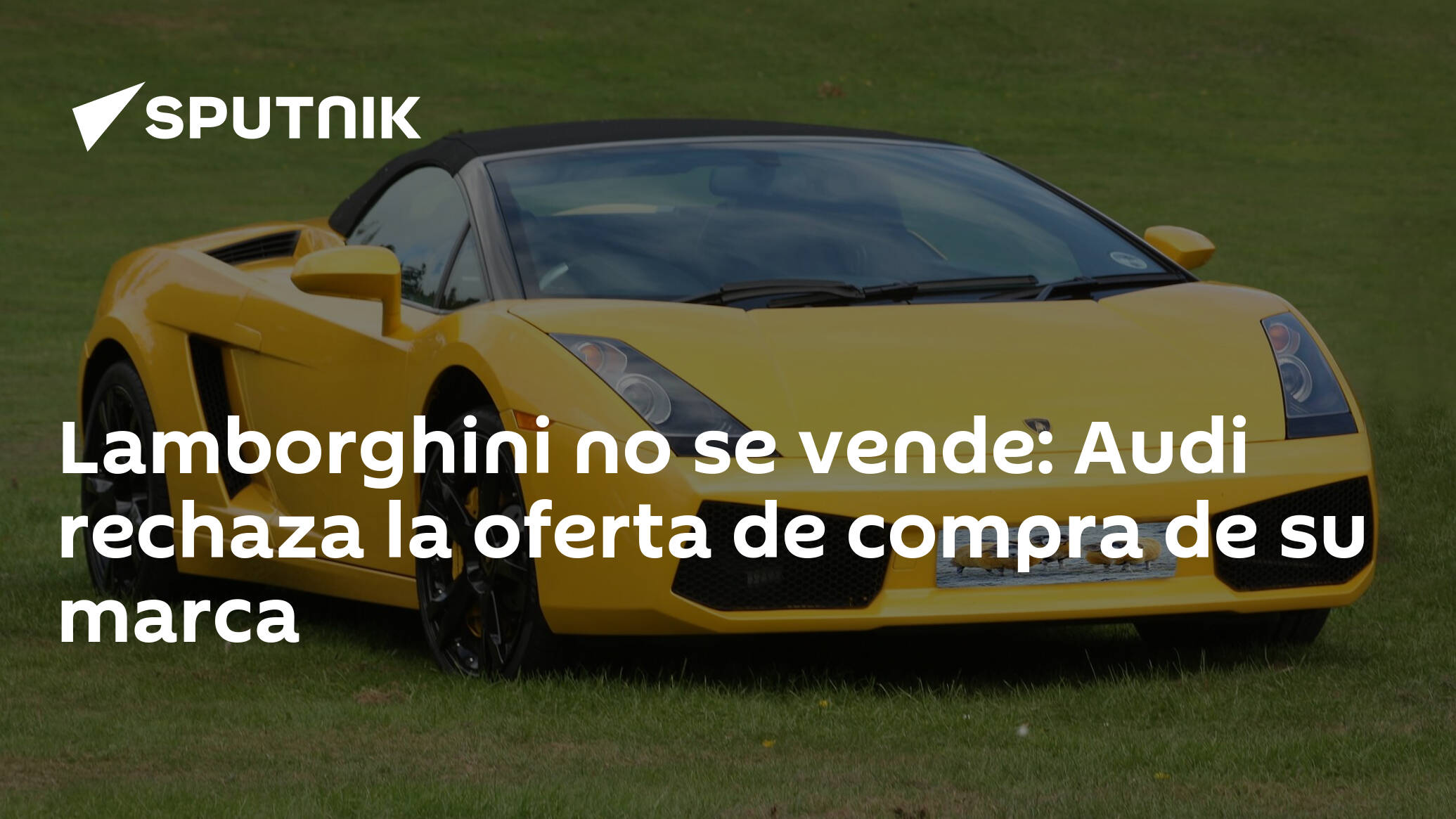Lamborghini no se vende: Audi rechaza la oferta de compra de su marca -  , Sputnik Mundo
