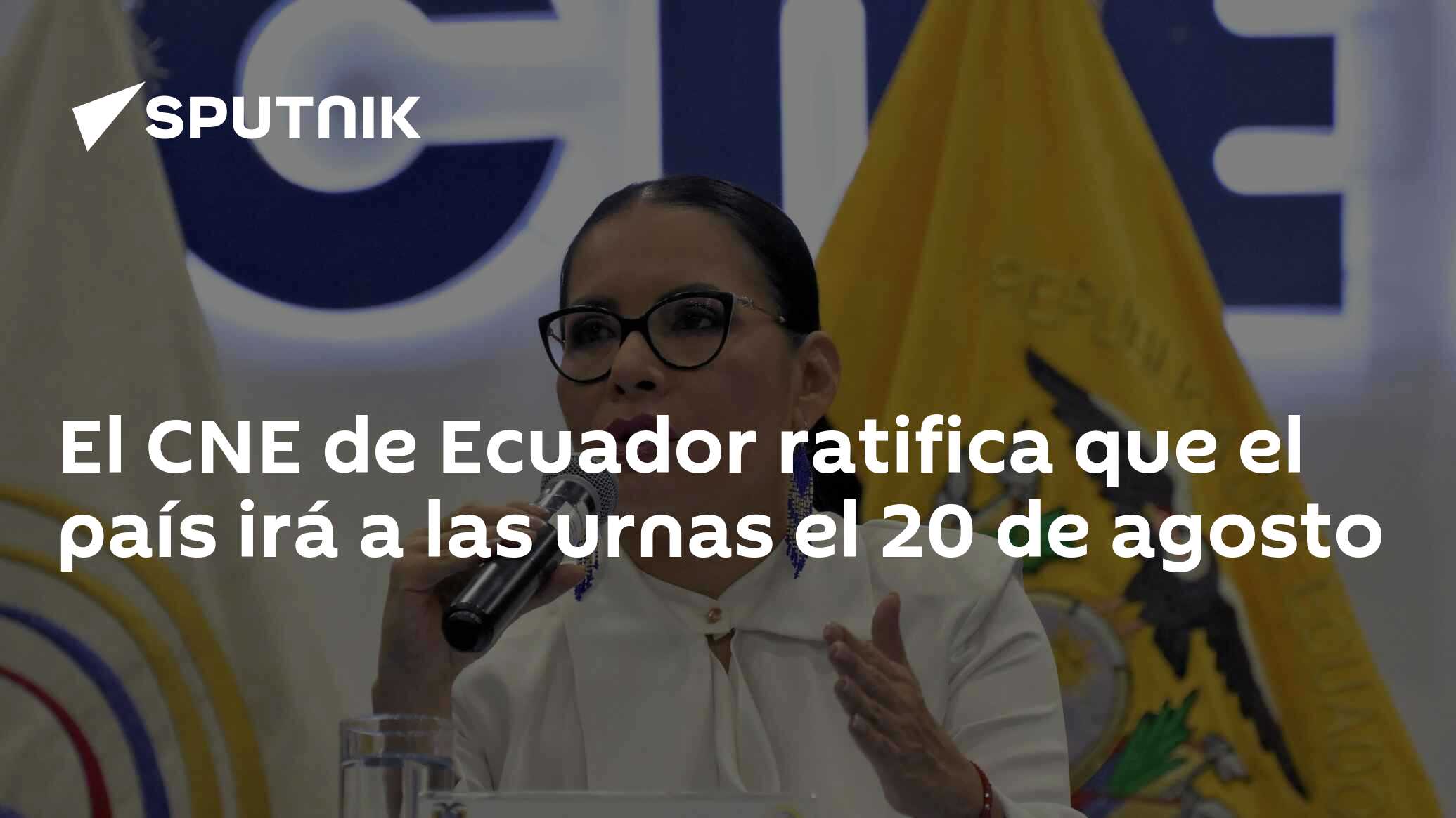 El CNE De Ecuador Ratifica Que El País Irá A Las Urnas El 20 De Agosto ...