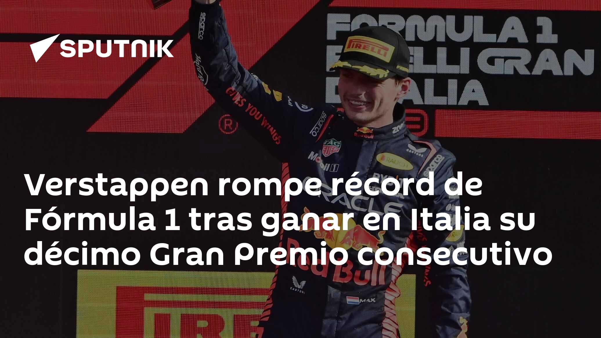 Verstappen Rompe Récord De Fórmula 1 Tras Ganar En Italia Su Décimo Gran Premio Consecutivo 03 0751