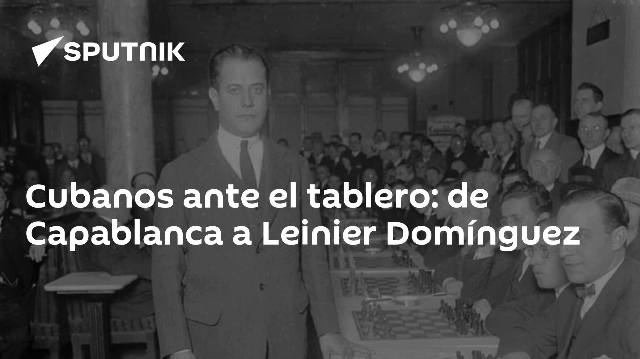 Leinier Domínguez queda corto a la imagen de Capablanca en el ajedrez