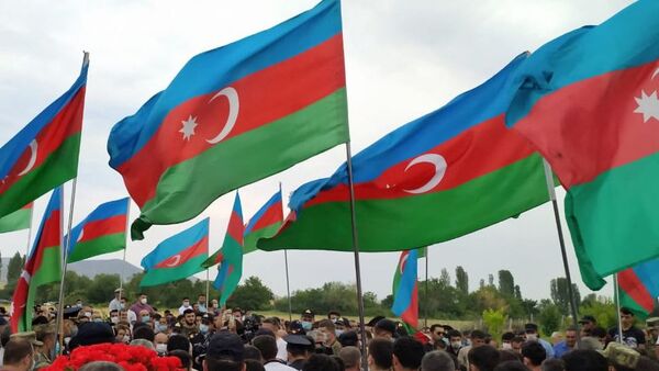 Funerales de los militares de Azerbaiyán - Sputnik Mundo