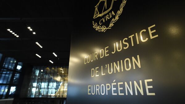 Interior del Tribunal de Justicia de la Unión Europea (Luxemburgo) - Sputnik Mundo