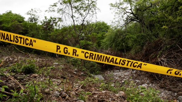 Barranca del Carnicero, lugar donde encontraron los restos de Christian Alfonso Rodríguez, uno de los 43 estudiantes desaparecidos de Ayotzinapa - Sputnik Mundo
