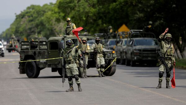 Las fuerzas de la Guardia Nacional tras la detención de José Antonio Yépez Ortiz, 'El Marro' - Sputnik Mundo