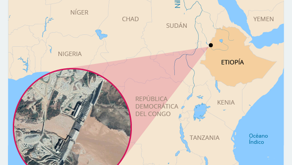 La represa del Renacimiento Etíope: la obra del siglo que genera tensiones en África - Sputnik Mundo