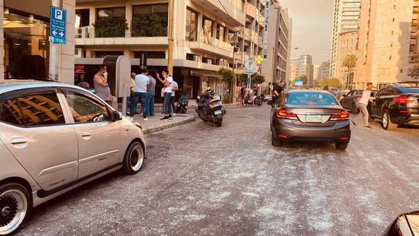 Las consecuencias de la explosión en Beirut - Sputnik Mundo