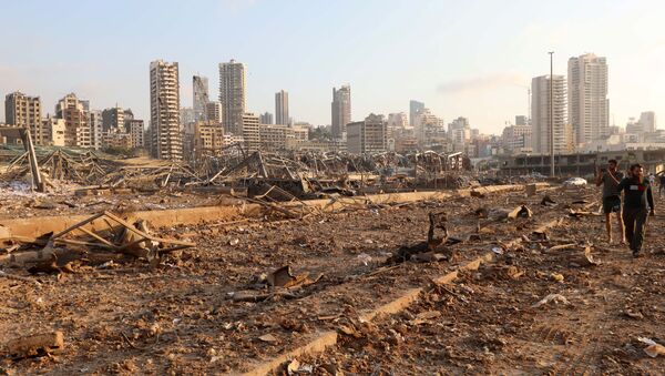 Explosión en Beirut  - Sputnik Mundo