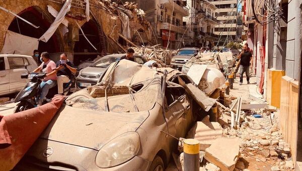 Consecuencias de la explosión en Beirut - Sputnik Mundo
