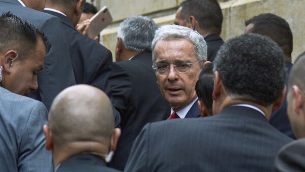 Álvaro Uribe, senador y expresidente colombiano  - Sputnik Mundo