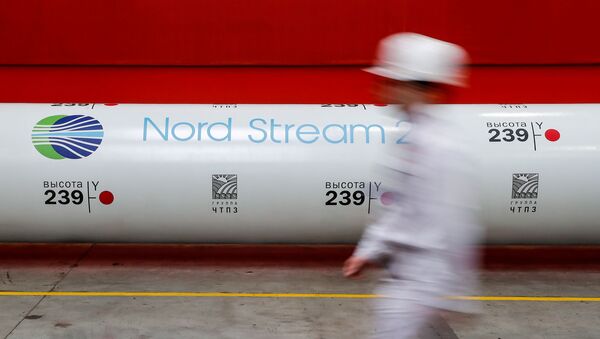 Una tubería del gasoducto Nord Stream 2 - Sputnik Mundo
