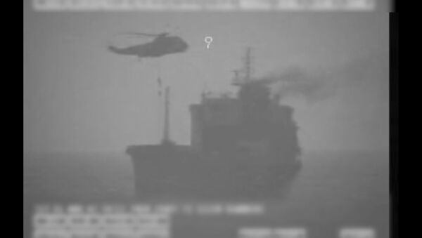 Captura de pantalla del vídeo compartido por CENTCOM de EEUU - Sputnik Mundo