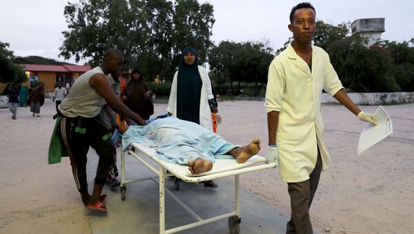 Un herido tras el ataque a Elite Hotel en Mogadiscio, Somalia - Sputnik Mundo