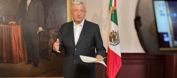 Andrés Manuel López Obrador, presidente mexicano Andrés Manuel López Obrador, presidente mexicano - Sputnik Mundo