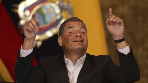 Rafael Correa, candidato a la vicepresidencia de Ecuador - Sputnik Mundo