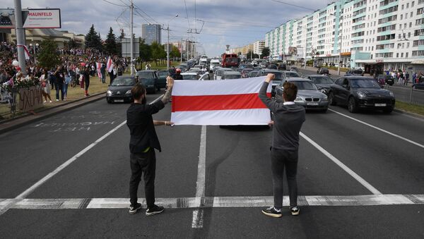 Protestas en Bielorrusia - Sputnik Mundo
