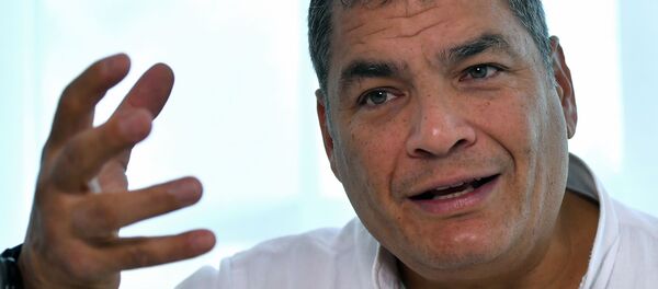 Rafael Correa, expresidente de Ecuador Rafael Correa, expresidente de Ecuador - Sputnik Mundo