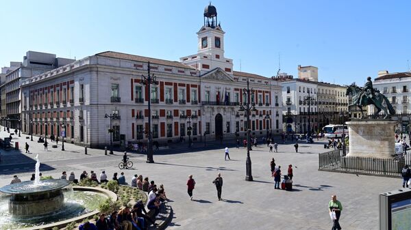 Puerta del Sol en Madrid  - Sputnik Mundo