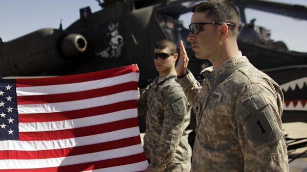 Militares de EEUU en la base militar de Camp Taji en Irak - Sputnik Mundo