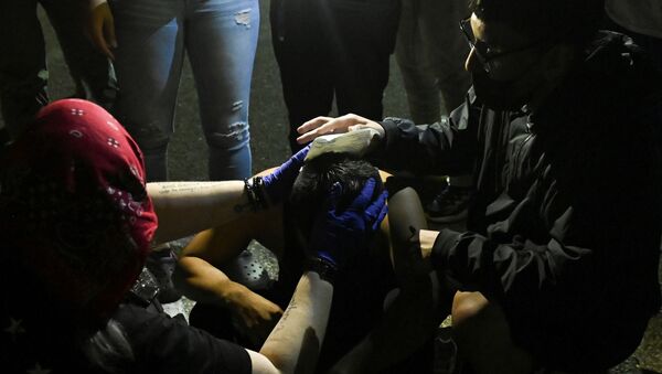 Un heridos en las protestas en Wiskonsin, EEUU - Sputnik Mundo
