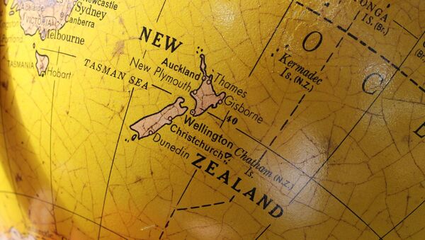 Nueva Zelanda en el mapa (imagen referencial) - Sputnik Mundo