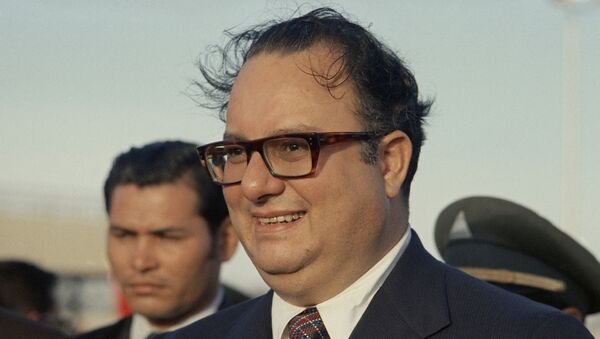 El exdictador nicaragüense Anastasio Somoza en 1972 - Sputnik Mundo