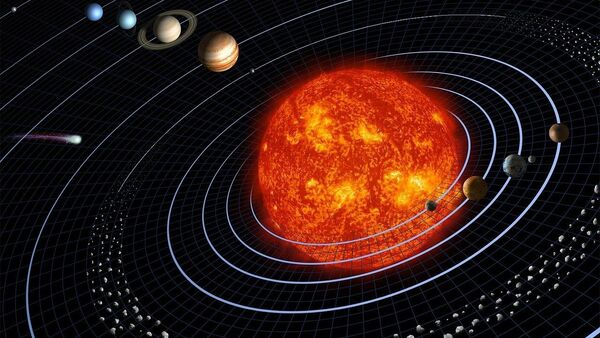El sistema solar (ilustración) - Sputnik Mundo