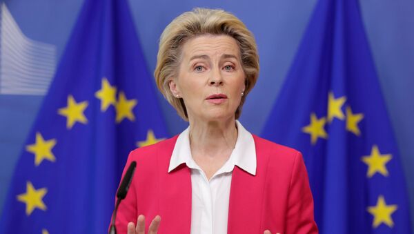 Ursula von der Leyen, presidenta de la Comisión Europea - Sputnik Mundo