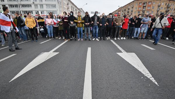 Protestas en Minsk - Sputnik Mundo