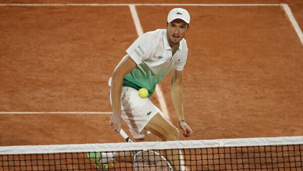 Daniil Medvédev, tenista ruso, durante el Torneo de de Roland Garros 2020 - Sputnik Mundo