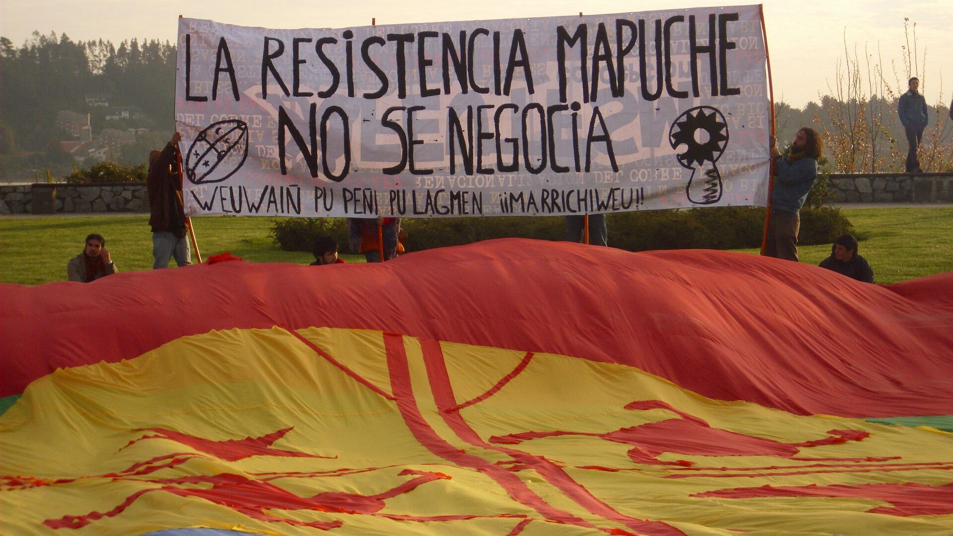 Líder mapuche se declara preso político de Chile