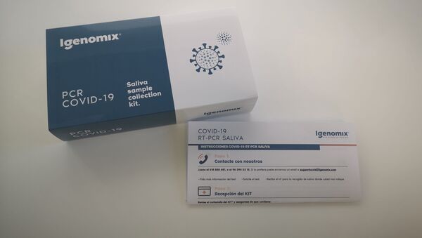 Pack de PCR de saliva de la empresa Igenomix - Sputnik Mundo