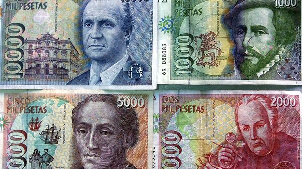 Billetes de pesetas - Sputnik Mundo