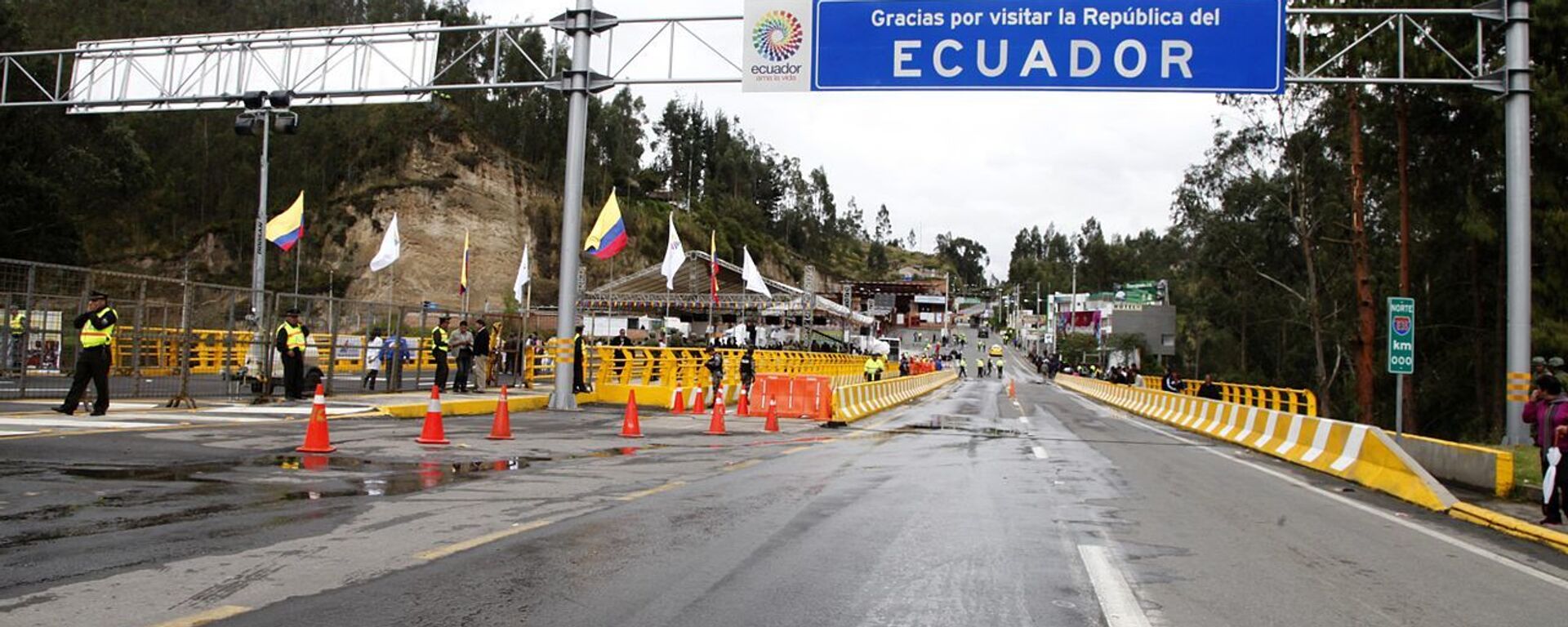Puente internacional de Rumichaca entre Colombia y Ecuador - Sputnik Mundo, 1920, 19.05.2021
