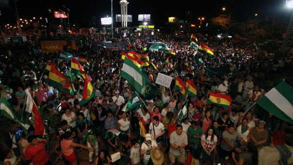 Protestas en Santa Cruz, Bolivia - Sputnik Mundo