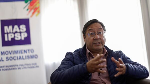 Luis Arce, el presidente electo de Bolivia - Sputnik Mundo