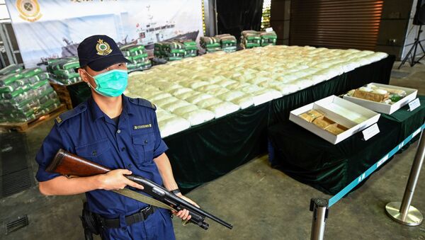 La aduana de Hong Kong incauta más de 500 kilos de droga - Sputnik Mundo