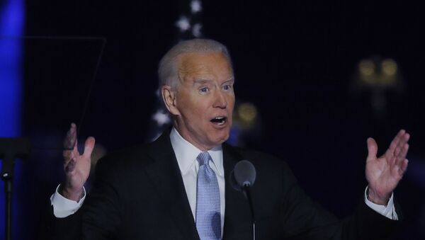 Joe Biden, candidato presidencial por partido Demócrata - Sputnik Mundo