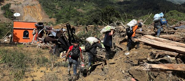 Consecuencias del huracán Eta en Guatemala Consecuencias del huracán Eta en Guatemala - Sputnik Mundo