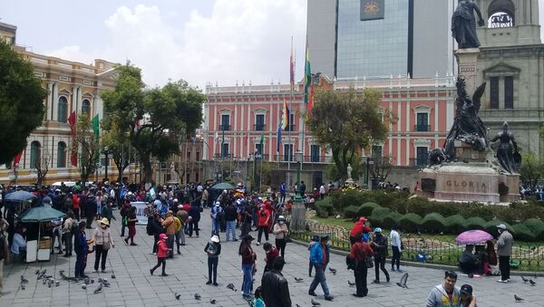 El Palacio de Gobierno de Bolivia - Sputnik Mundo