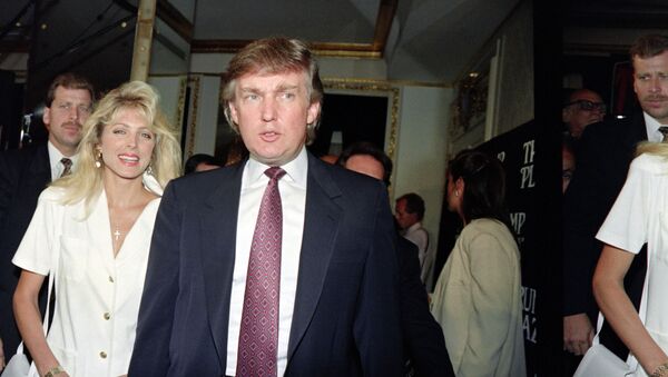 El millonario Donald Trump en el Hotel Plaza en Nueva York el año 1991 - Sputnik Mundo