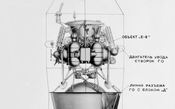 Partes de la nave espacial con el rover soviético Lunojod 1 - Sputnik Mundo
