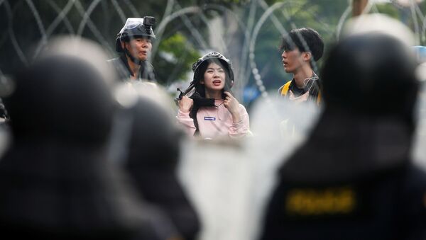 Protestas en Bangkok - Sputnik Mundo