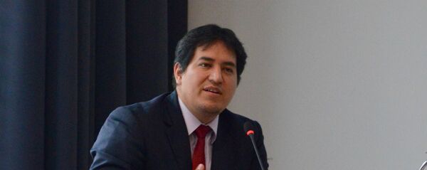 Andrés Arauz, el candidato a presidente de Ecuador Andrés Arauz, el candidato a presidente de Ecuador - Sputnik Mundo