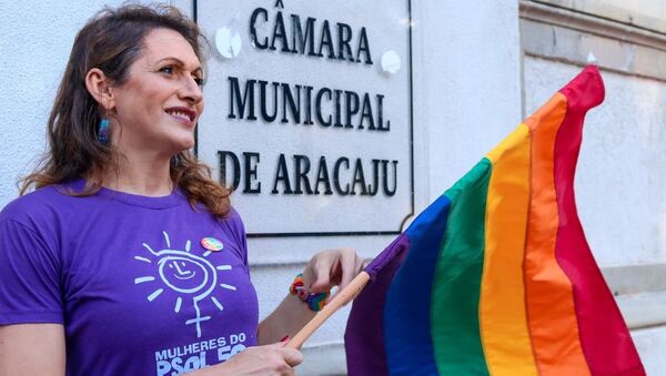Linda Brasil, recién elegida concejala en Aracaju, capital del estado de Sergipe - Sputnik Mundo