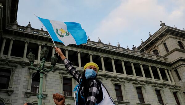 Protestas en Guatemala - Sputnik Mundo