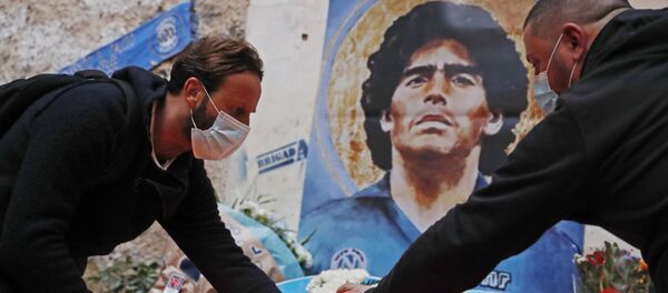 Homenaje a Diego Maradona Homenaje a Diego Maradona - Sputnik Mundo