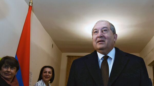 Armén Sarkisián, el presidente de Armenia - Sputnik Mundo