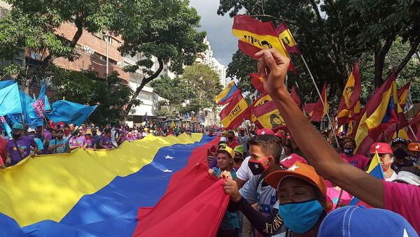 Acto de cierre de campaña de Gran Polo Patriótico en Caracas - Sputnik Mundo